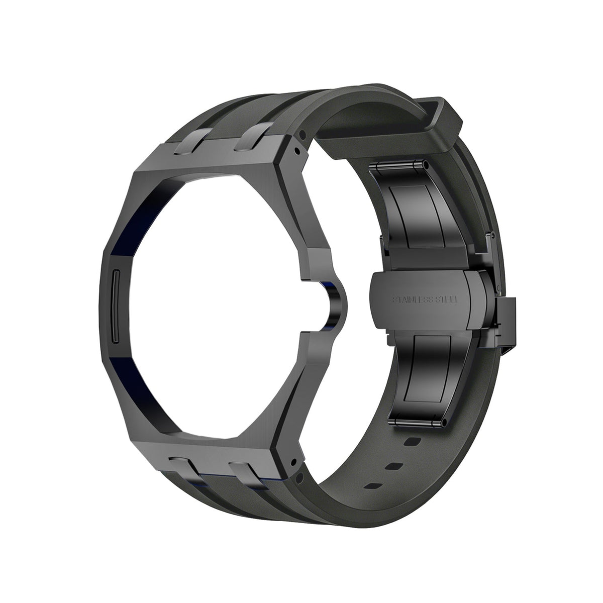 Royal Oak Pop Black Steel Case & Silicone Strap