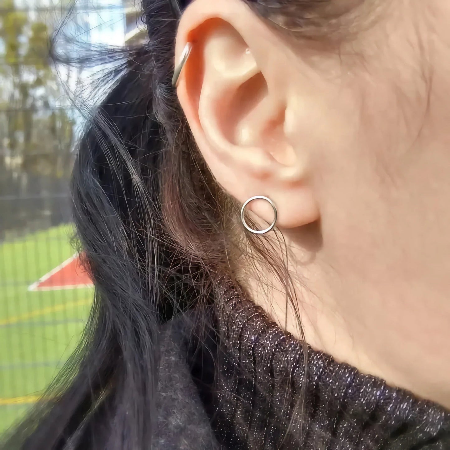 [Gaonasi]Aureole Gold Earrings
