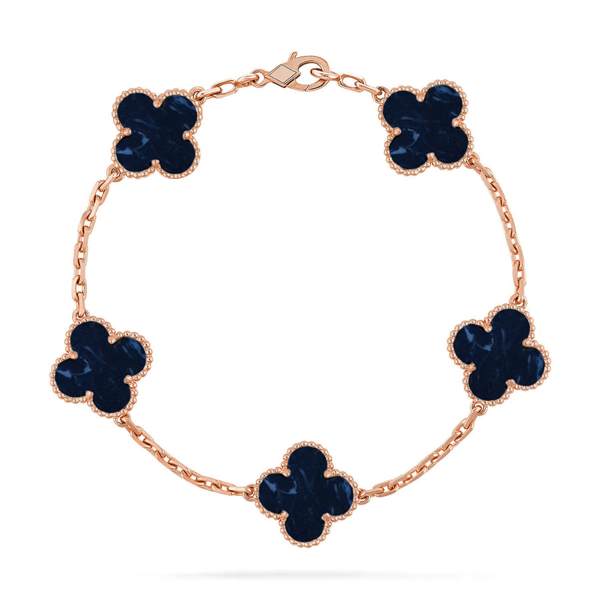 [Gaonasi]CLOVER 5 MOTIF PIETERSITE BRACELET COLLECTION