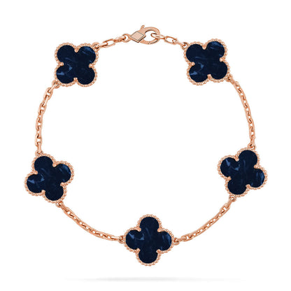 [Gaonasi]CLOVER 5 MOTIF PIETERSITE BRACELET COLLECTION