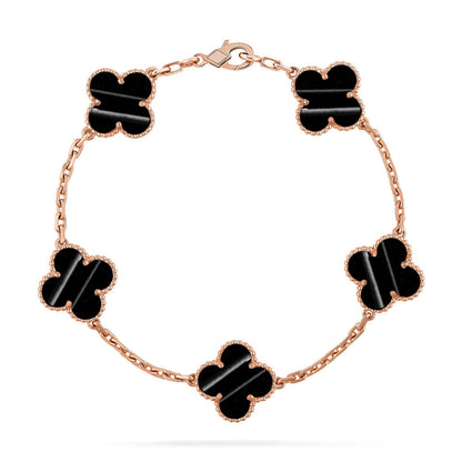 [Gaonasi] CLOVER 5 MOTIF PULSAR STONE BRACELET COLLECTION