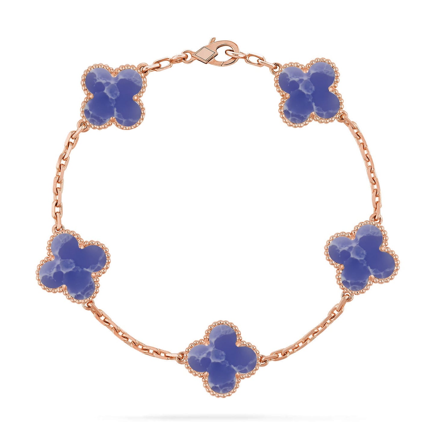 [Gaonasi]CLOVER 5 MOTIF BLUE VEINS BRACELET COLLECTION