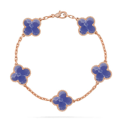 [Gaonasi]CLOVER 5 MOTIF BLUE VEINS BRACELET COLLECTION