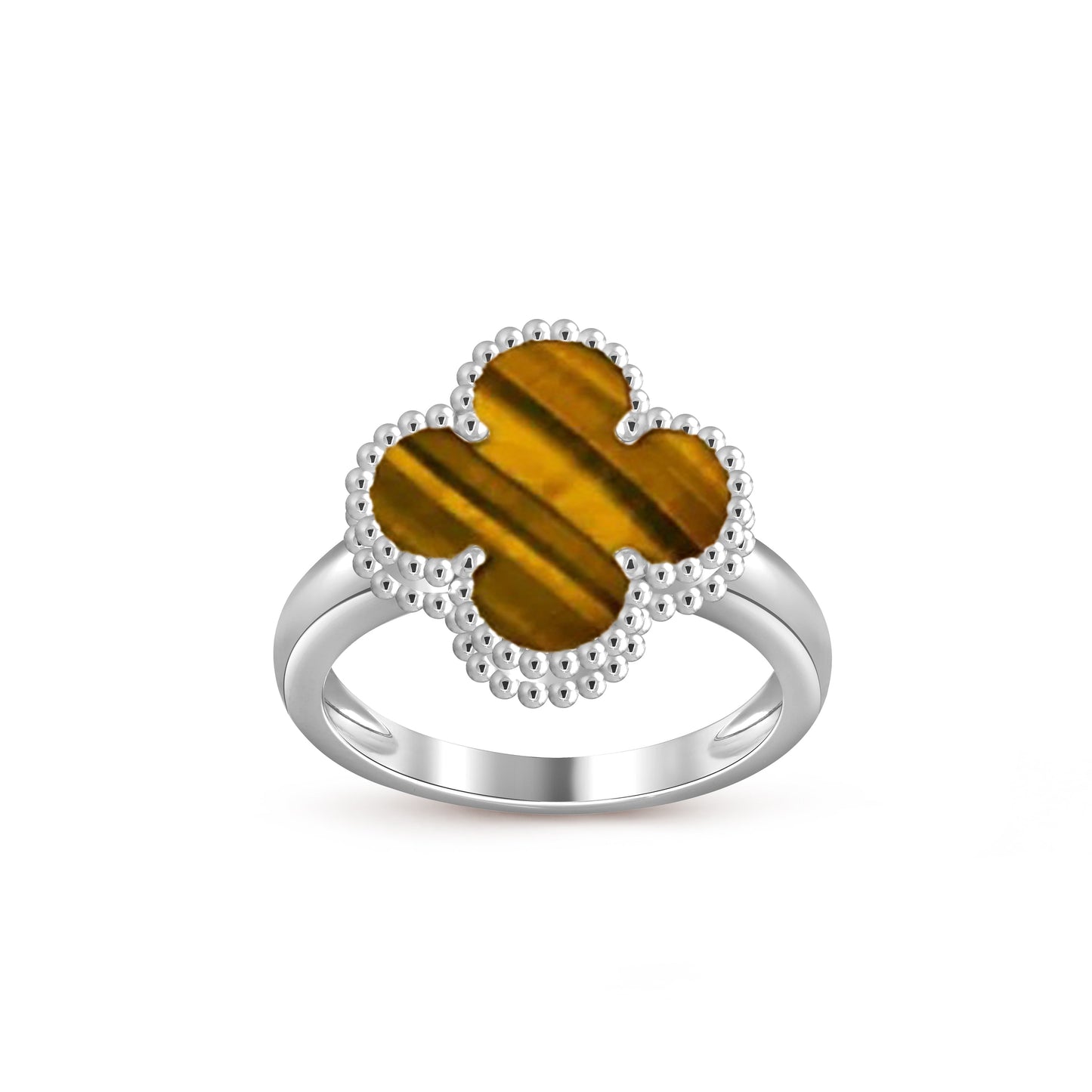 [Gaonasi]CLOVER SILVER RING COLLECTION