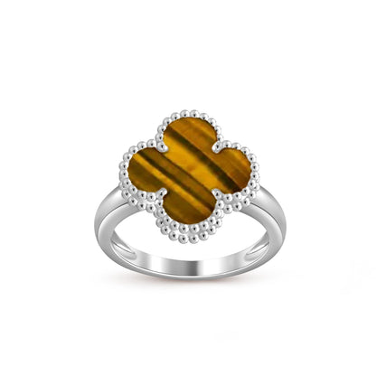 [Gaonasi]CLOVER SILVER RING COLLECTION