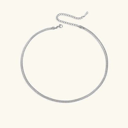 [Gaonasi]Elizabeth Gold Herringbone Necklace