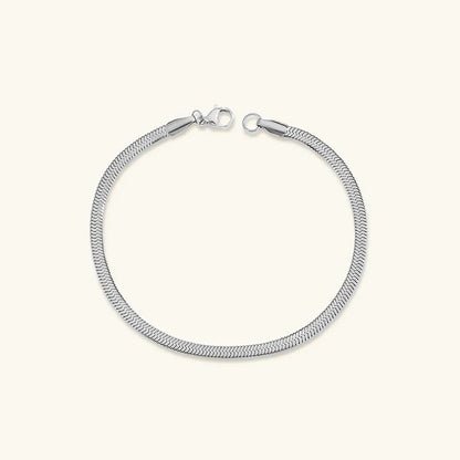 [Gaonasi]Vida Gold Herringbone Bracelet