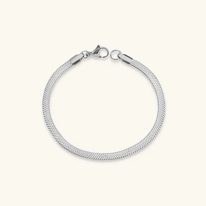 [Gaonasi]Vida Gold Herringbone Bracelet