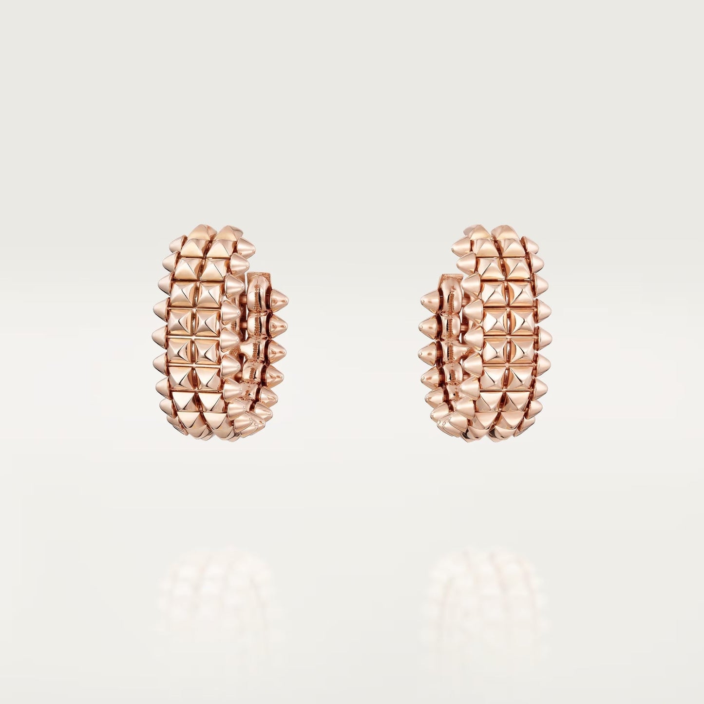 [Gaonasi Jewelry]CLASH 9.2MM DOUBLE ROW EARRINGS