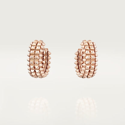 [Gaonasi Jewelry]CLASH 9.2MM DOUBLE ROW EARRINGS