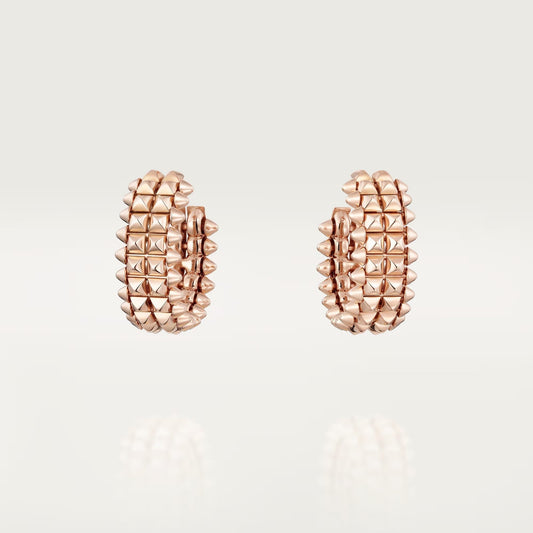 [Gaonasi Jewelry]CLASH 9.2MM DOUBLE ROW EARRINGS
