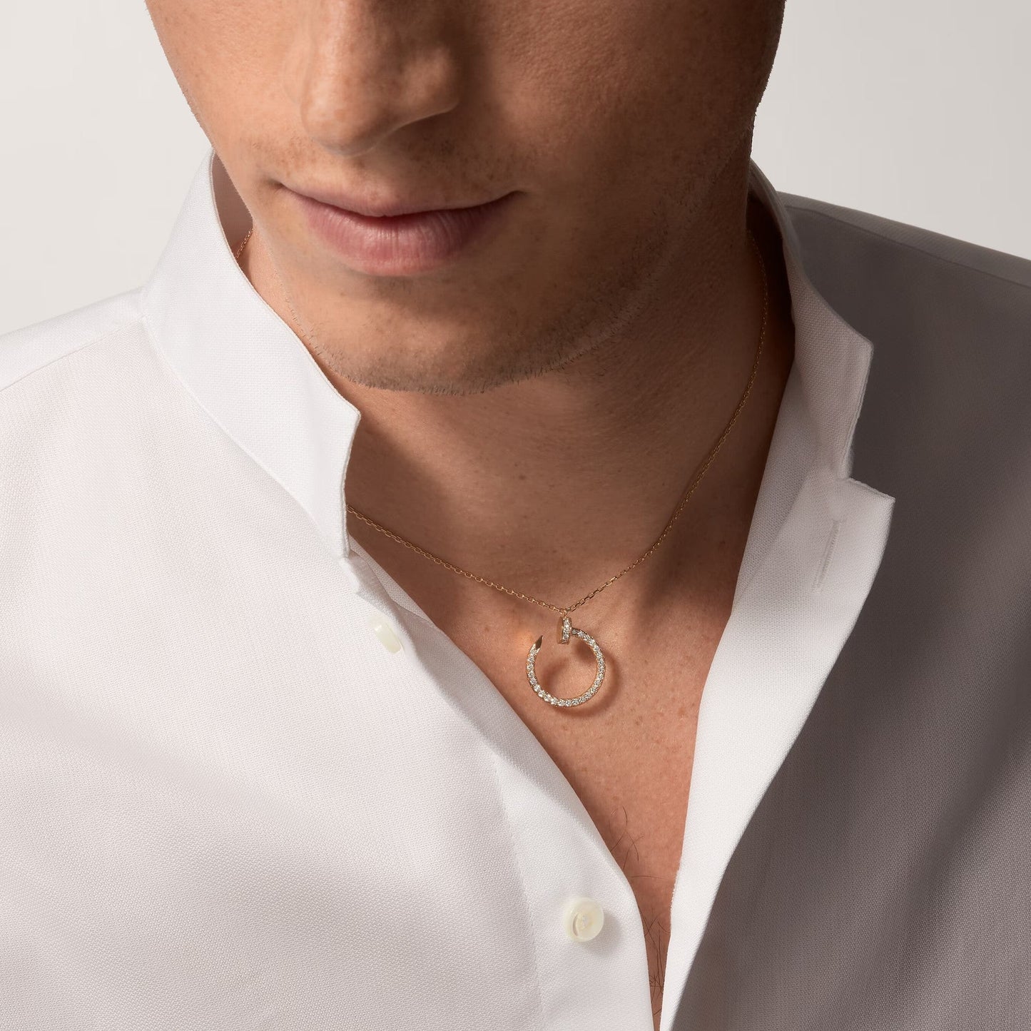 [Gaonasi Jewelry]JUSTE NECKLACE FULL DIAMOND