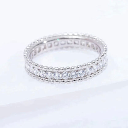 [Gaonasi]PERLEE DIAMOND SILVER RING
