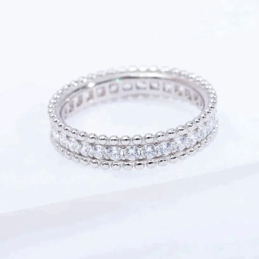 [Gaonasi]PERLEE DIAMOND SILVER RING