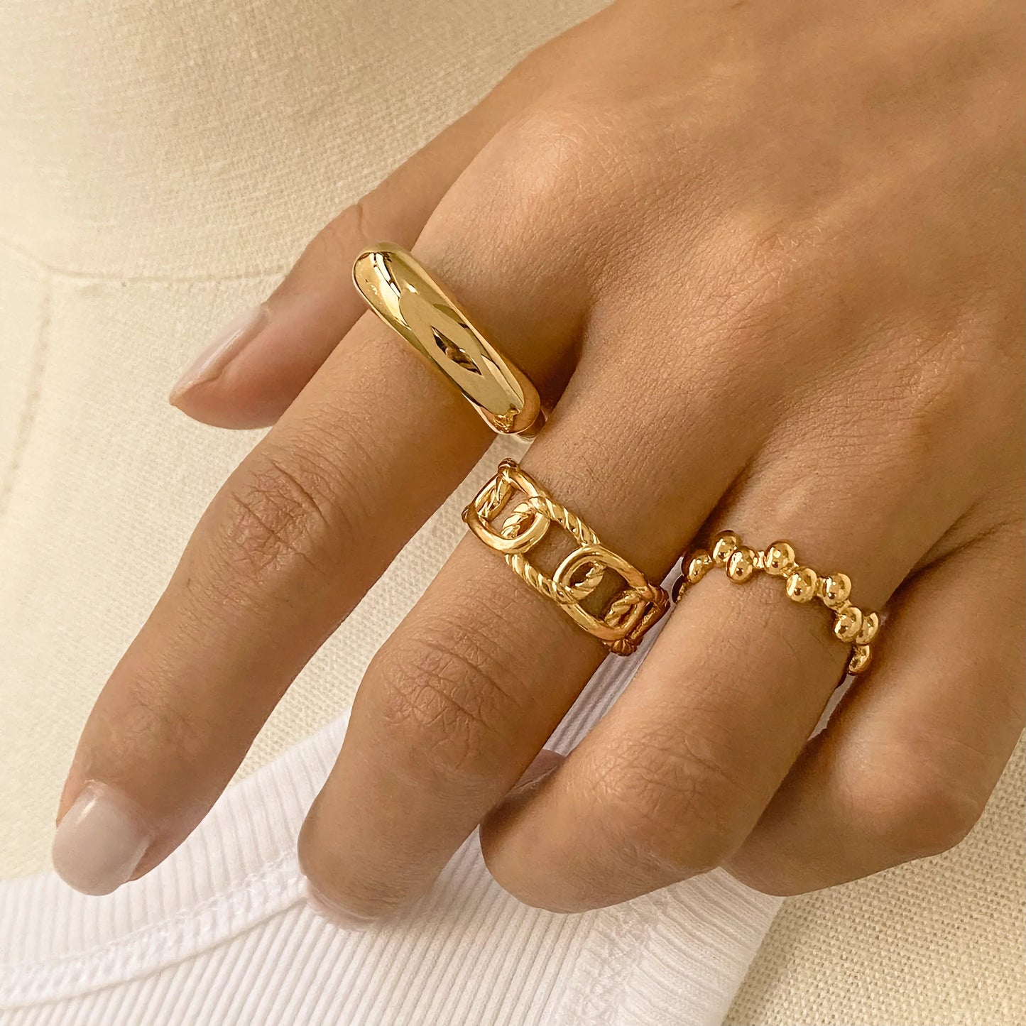 [Gaonasi]Emeline Gold Ring