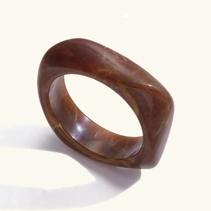 [Gaonasi]Kaitlyn Chunky Acrylic Bangle