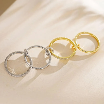 [Gaonasi]Ivy Stacked Diamond Ring