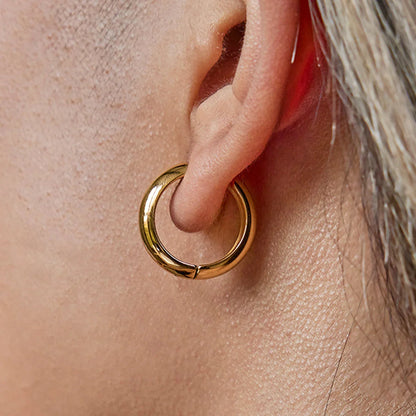 [Gaonasi]Clarabelle Staple Gold Hoops Bundle