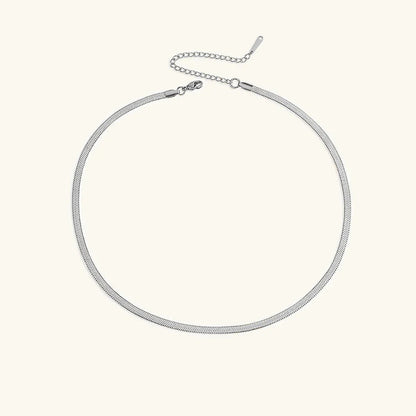 [Gaonasi]Elizabeth Gold Herringbone Necklace