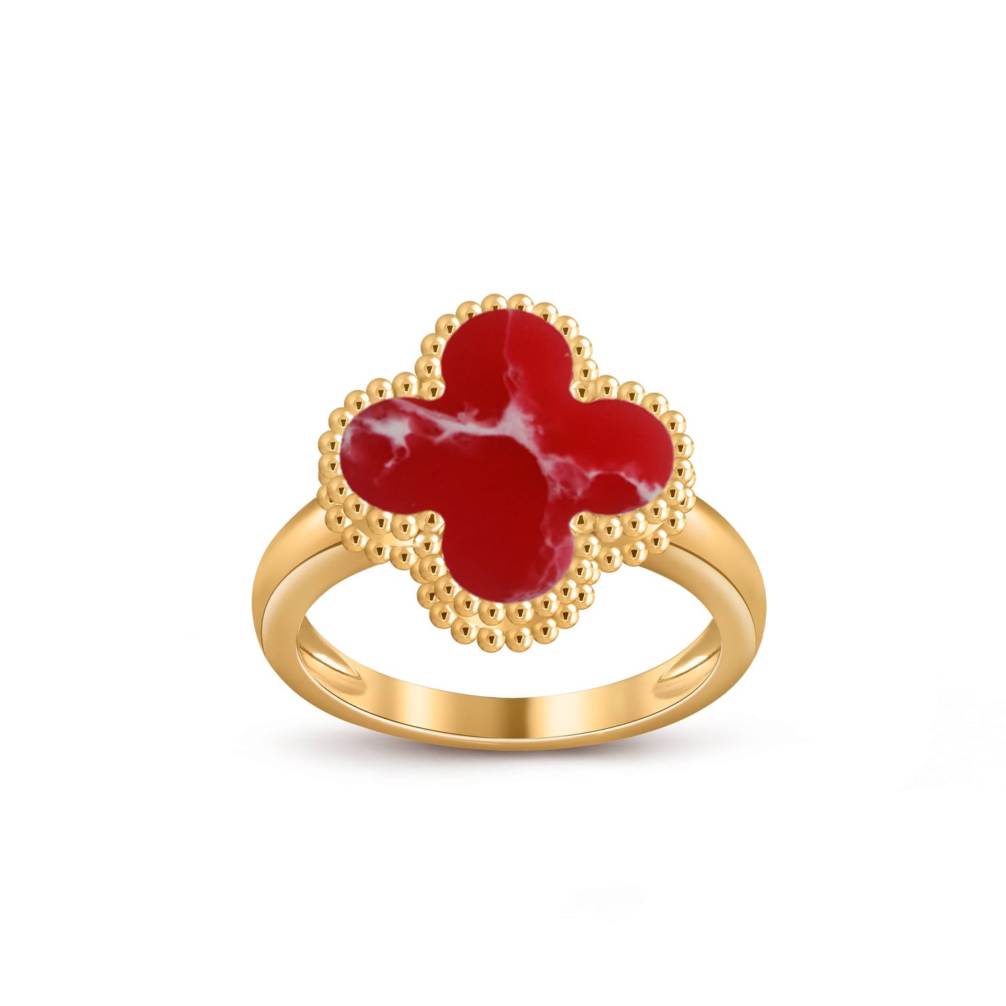 [Gaonasi]CLOVER RING GOLD COLLECTION