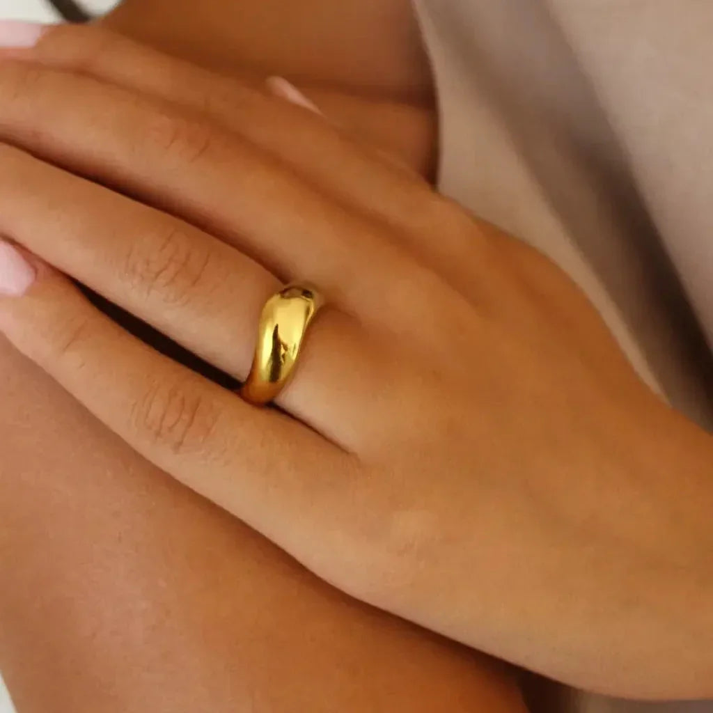 [Gaonasi]Lana Formless Gold Ring