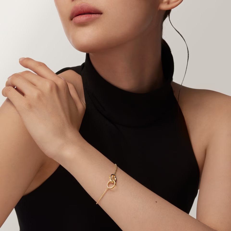[Gaonasi Jewelry]LOVE BRACELET DOUBLE RING