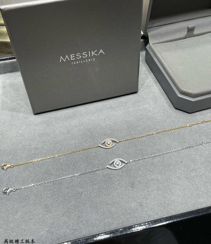 [Cadisa]Lucky Eye Pave-Set Diamond Bracelet