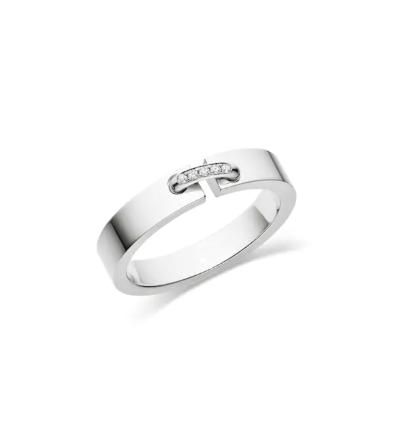 [Gaonasi]ALLIANCE LIENS VIDENCE DIAMOND 4MM RING