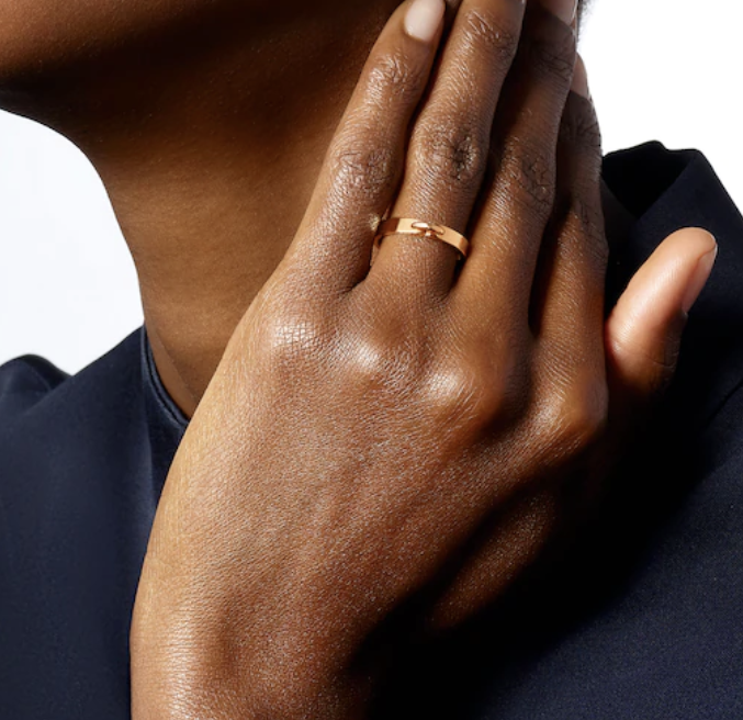 [Gaonasi]ALLIANCE LIENS VIDENCE 3MM RING