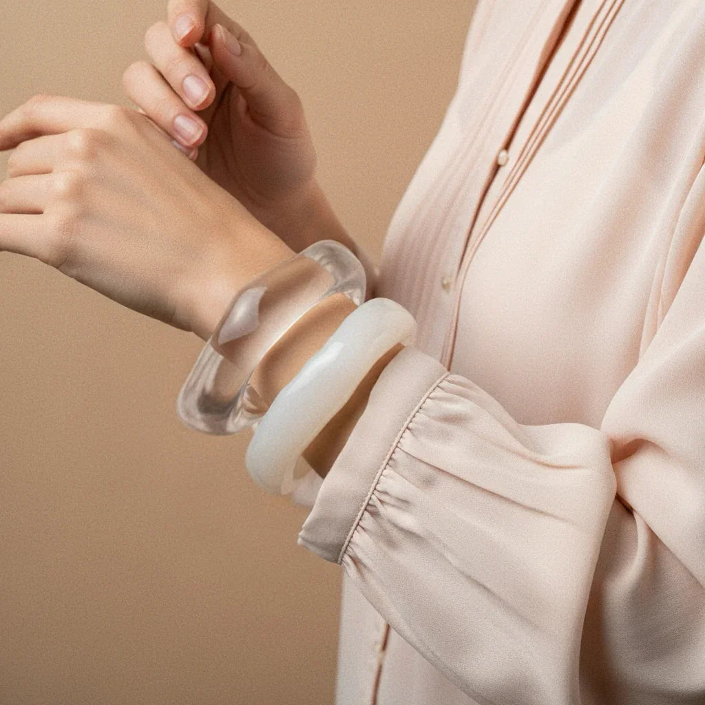 [Gaonasi]Avaria Acrylic Bangle