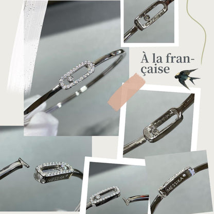 [Cadisa]Move Uno pavé flex bangle medium