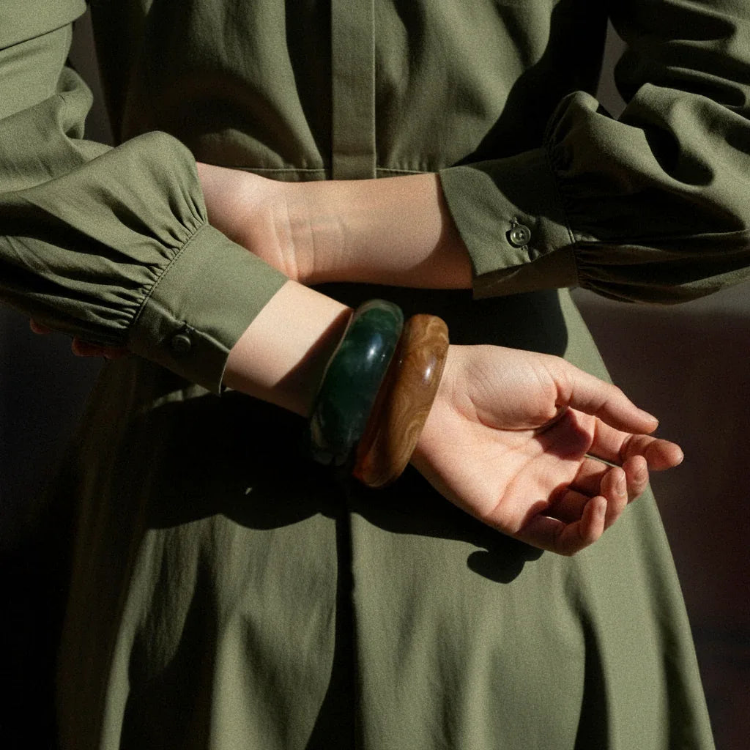 [Gaonasi]Julianna Sculpted Autumn Bangles