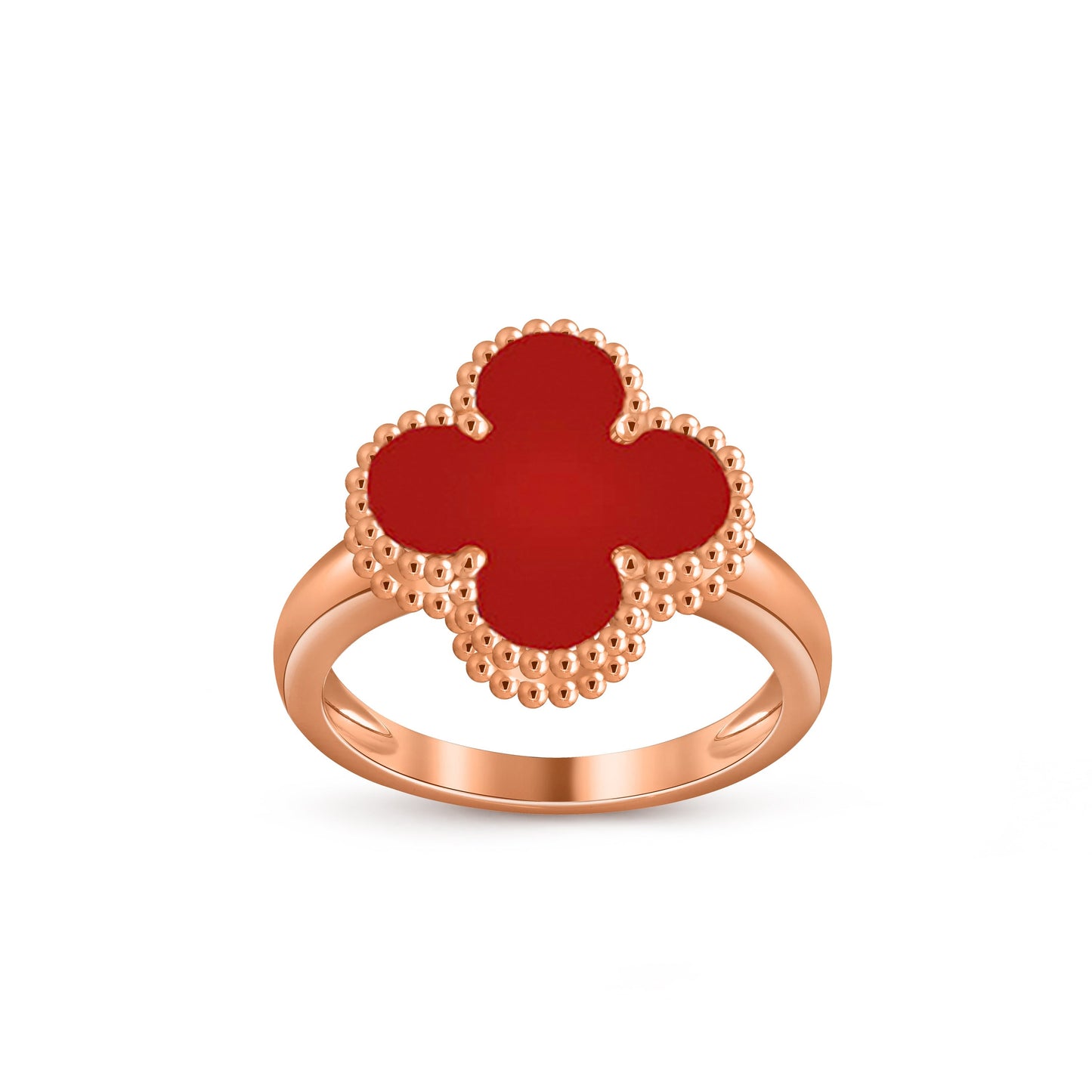 [Gaonasi]CLOVER RING ROSE GOLD COLLECTION