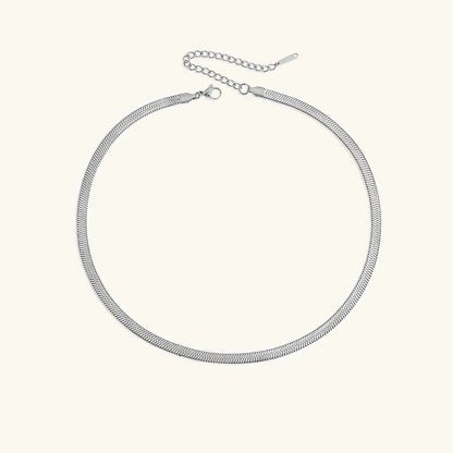 [Gaonasi]Elizabeth Gold Herringbone Necklace