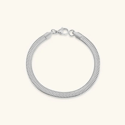 [Gaonasi]Vida Gold Herringbone Bracelet