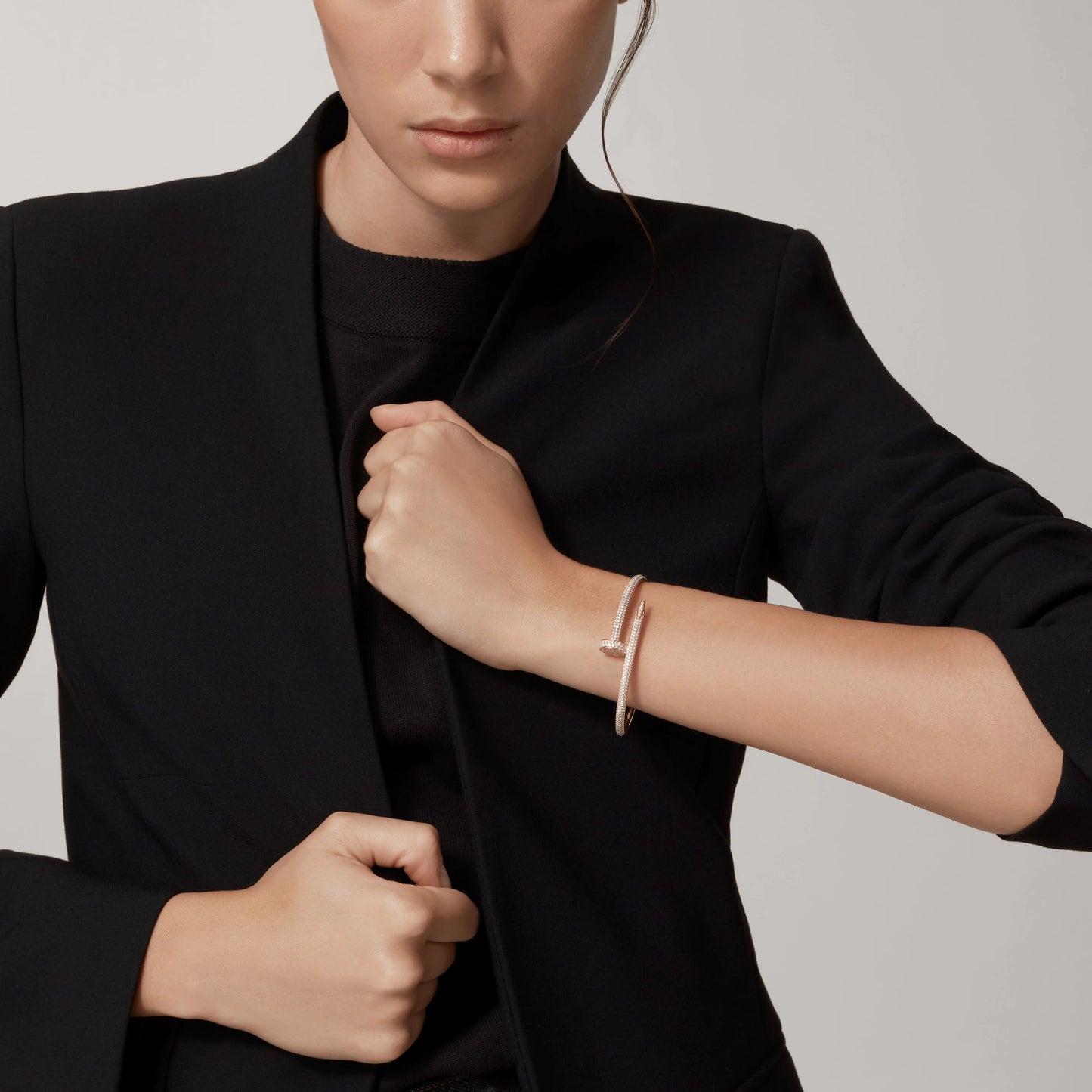 [Gaonasi Jewelry]JUSTE BRACELET 3.5MM ALL DIAMONDS