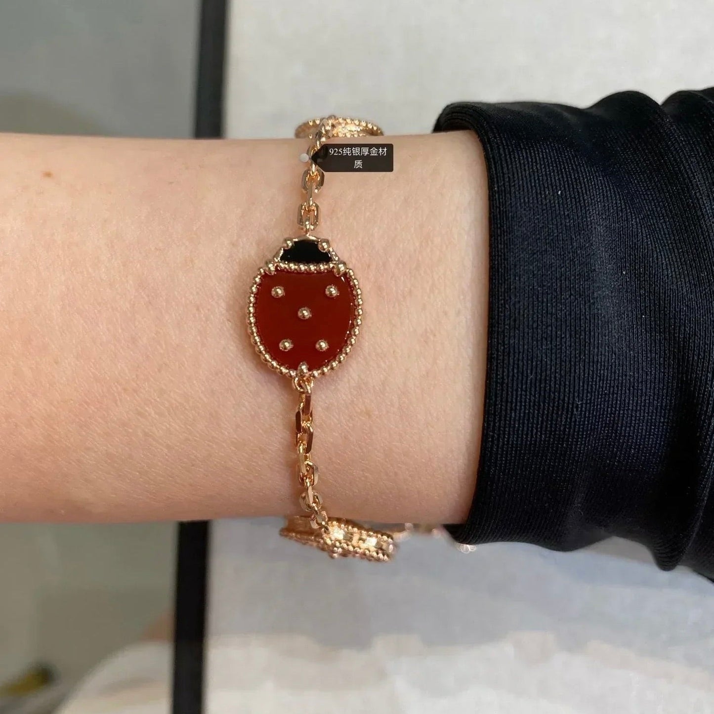 [Gaonasi]LUCKY SPRING 5 MOTIF BRACELET