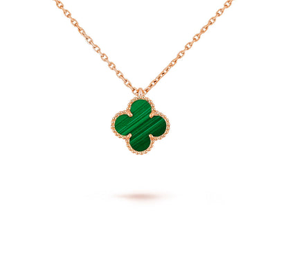 [Gaonasi]CLOVER MINI 9.5MM CARNELIANS NECKLACE COLLECTION