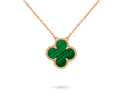 [Gaonasi]CLOVER 15MM SINGLE FLOWER NECKLACE COLLECTION