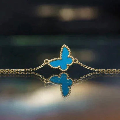 [Gaonasi]BUTTERFLY TURQUOISE BUTTERFLY BRACELET