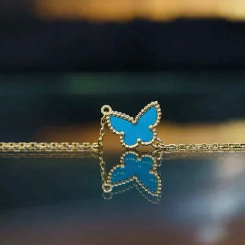 [Gaonasi]BUTTERFLY TURQUOISE BUTTERFLY BRACELET