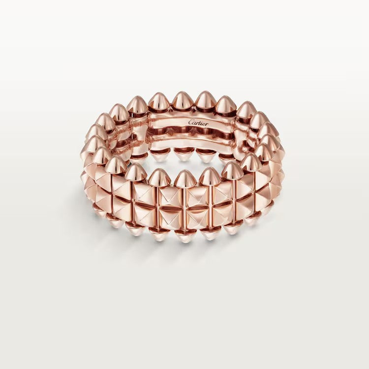[Gaonasi Jewelry]CLASH 9.2MM DOUBLE ROW RING