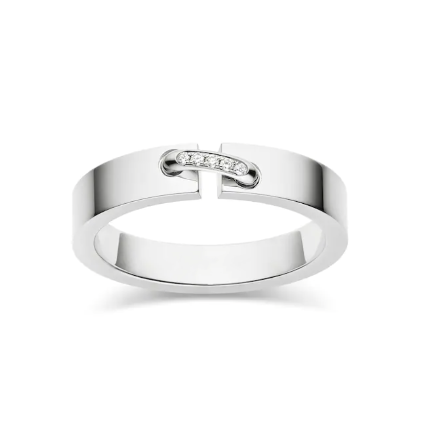 [Gaonasi]ALLIANCE LIENS VIDENCE DIAMOND 4MM RING