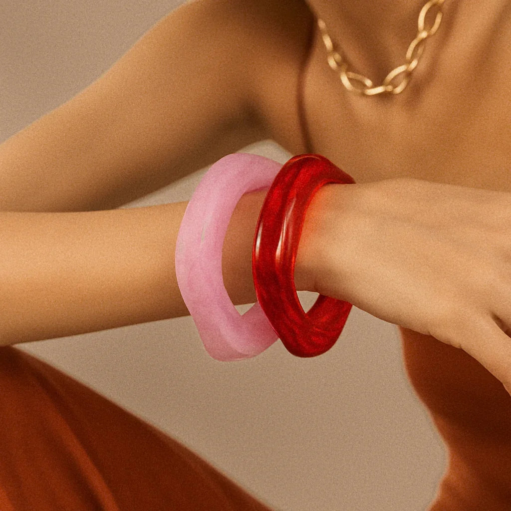 [Gaonasi]Avaria Acrylic Bangle