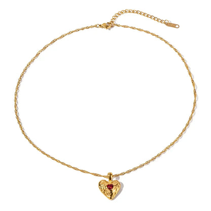 [Gaonasi]Vesper Gold Heart Necklace