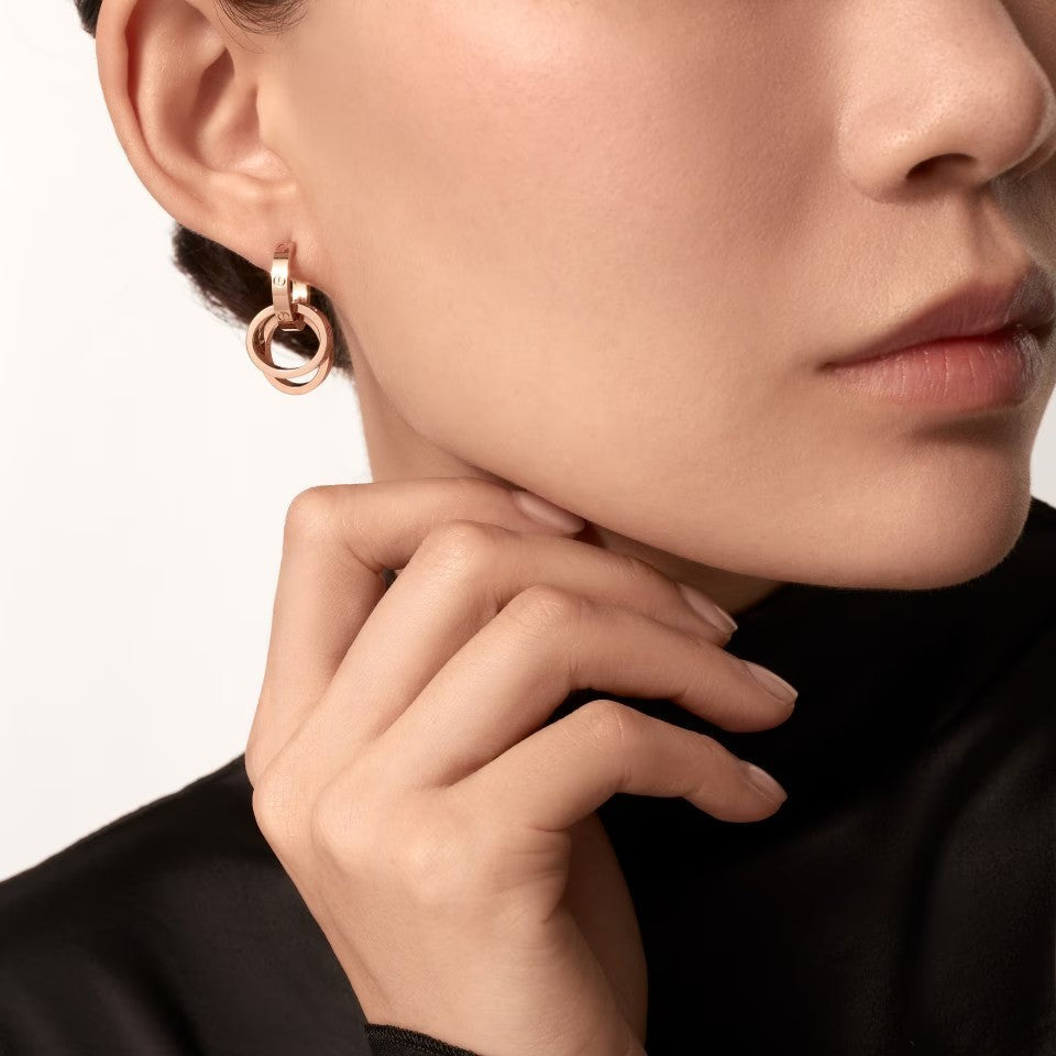 [Gaonasi Jewelry]LOVE 3.3MM DANGLE EARRINGS