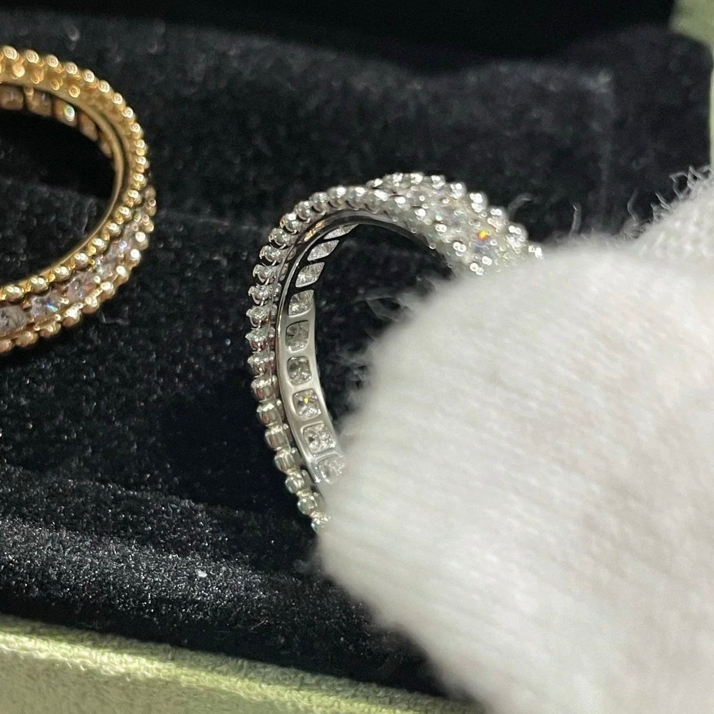 [Gaonasi]PERLEE DIAMOND ROSE GOLD RING