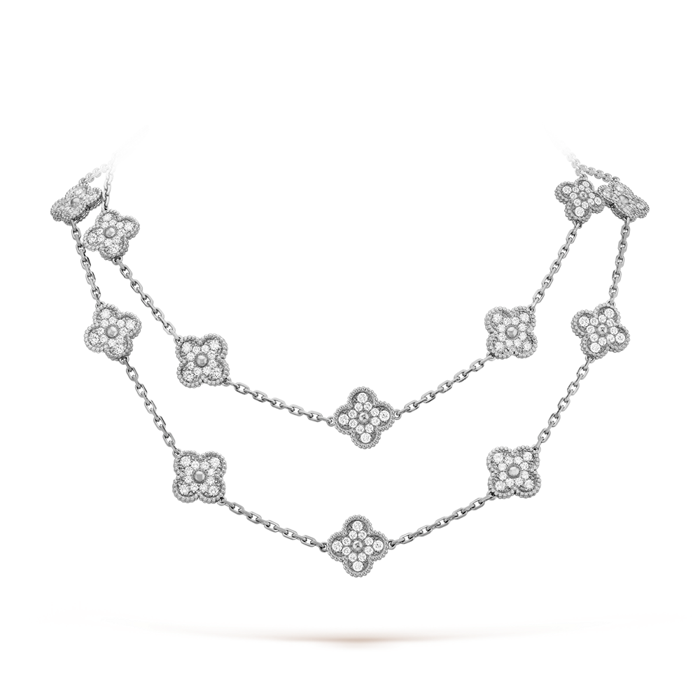 [Gaonasi]CLOVER 20 MOTIFS DIAMOND SILVER