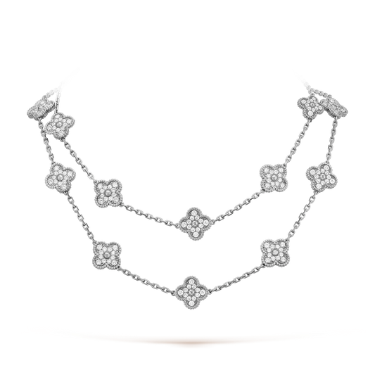 [Gaonasi]CLOVER 20 MOTIFS DIAMOND SILVER