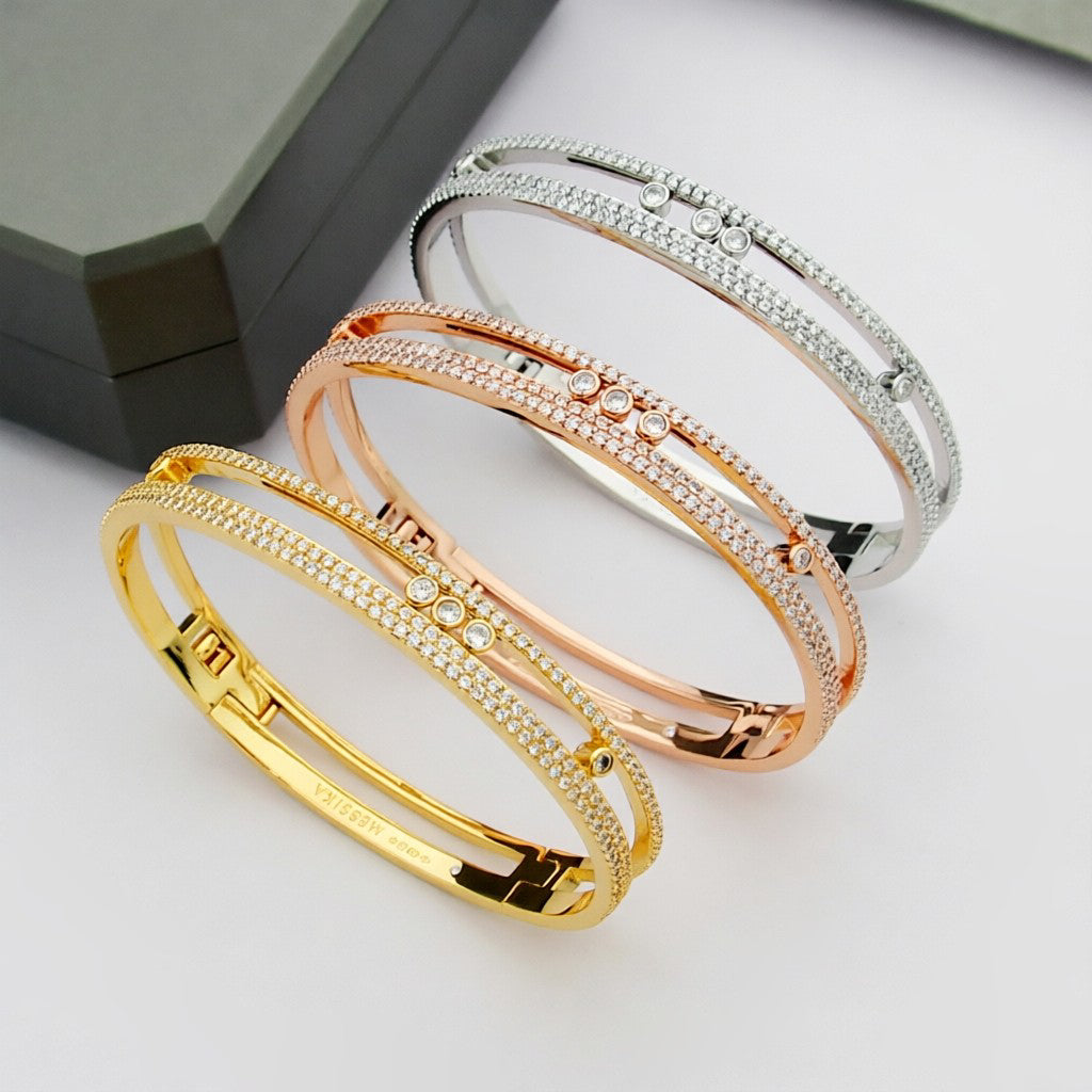 [Cadisa]Move Romane pavé bangle